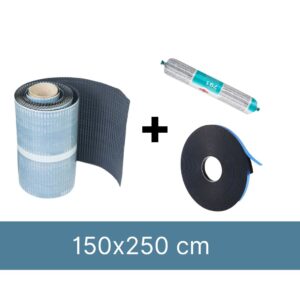 Einbausatz für 1 x Dachschrägenfenster 150x250cm (für ein Ziegeldach)